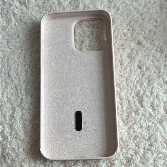 Apple Pink Silicone iPhone 15 Pro Max Case - Slim Protective Cover - Picture 2 of 8